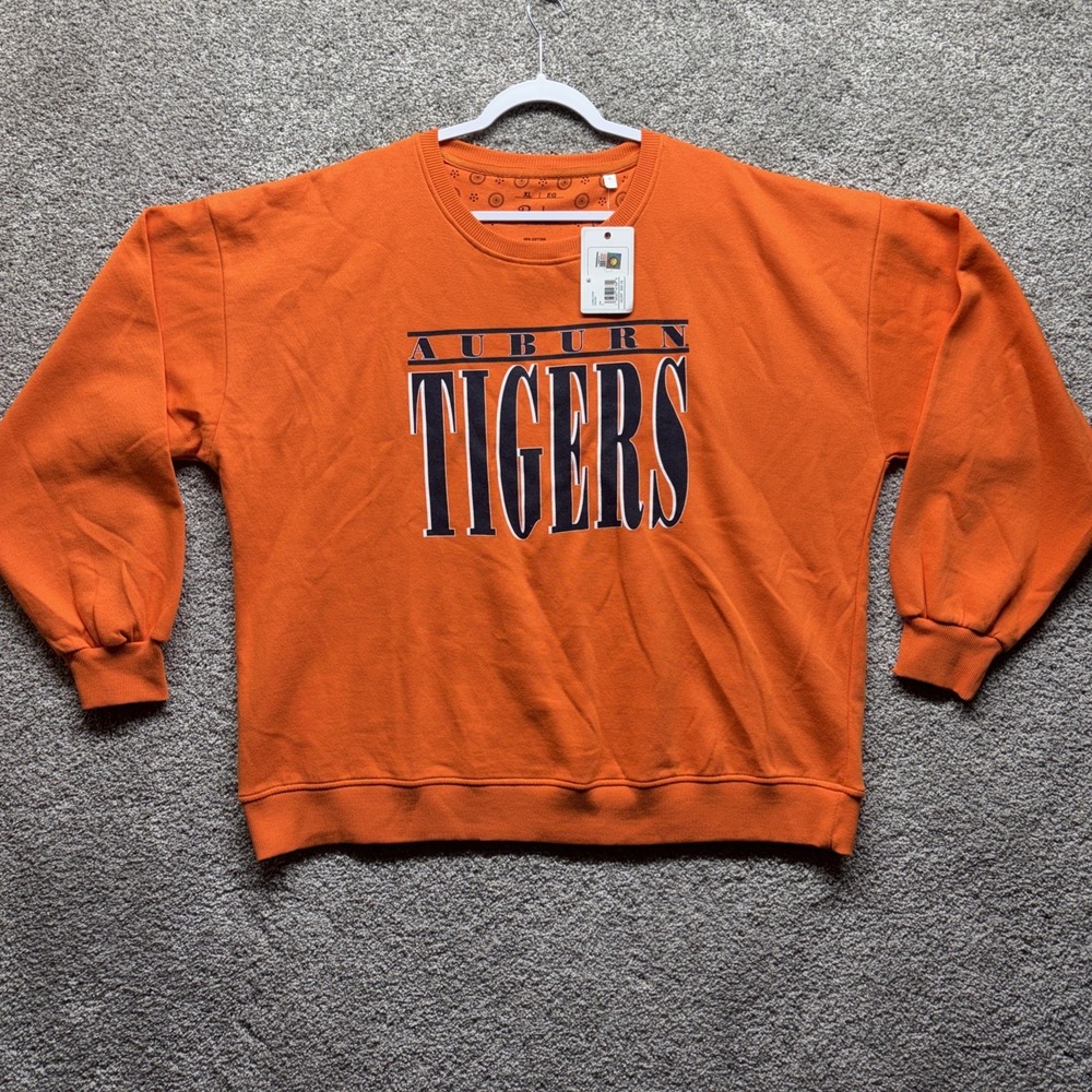 Auburn University Tigers Sweatshirt Mens XL Pressbox Royce Apparel Oversized NWT